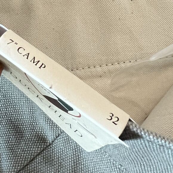 Duck Head Shorts Men's 32” Camp Canvas Stone Tan Casual Classic Old School - Picture 10 of 10